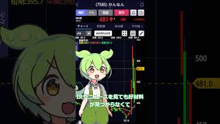 【ずんだもん】気になる銘柄#shorts#株#かんなん丸