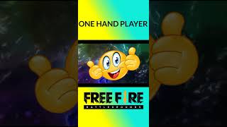 #short free fire one hand player #devalone #freefireshort's