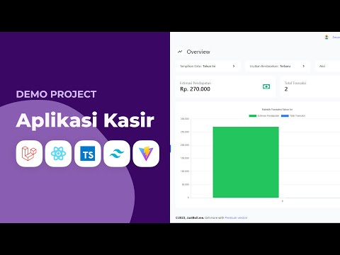 Demo Project Laravel React Aplikasi Kasir By Kris Dev