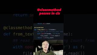 Purpose of @staticmethod and @classmethod in Python classes 🐍 #shorts #python