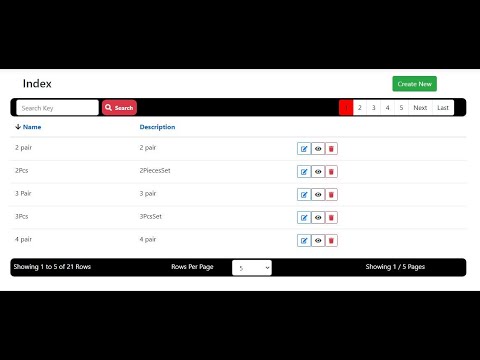 AJAX asp.net core 5 MVC crud operations using EF Core Partial View JQuery  Code First UpdatePanel