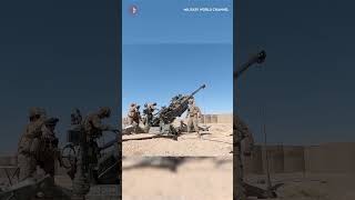 M777 Howitzer Artillery Live Fire Exercise #Shorts
