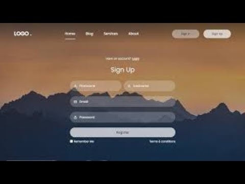 Build a Full Login & Register Website Using HTML, CSS & JavaScript – Step-by-Step for Beginners!