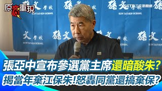 張亞中怒揭當年＂棄江保朱真相＂！痛批黨內同志參選還要搞棄保 宣布參選黨主席！張亞中暗諷朱立倫領導力不足？｜94要賺錢