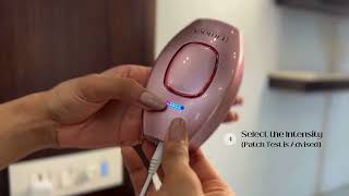 How To Use - Erikka IPL Hair Removal Handset
