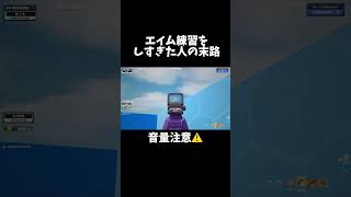エイム練習をしすぎてしまった人の末路 #fortnite #フォートナイト
