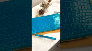 特別款私人訂製長銀包，法國鱷魚皮用料#訂製 #bag #銀包 #wallet #handbags #hermes #lv #channel #fashion #香港手工