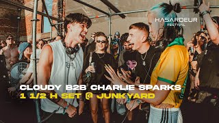 Cloudy B2B Charlie Sparks |  Hasardeur - Junkyard Karlsruhe | 1 1/2 h Techno-Set