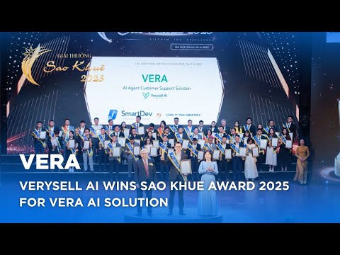 Verysell AI Wins the 2025 Sao Khue Award for VERA – AI-powered Customer Service Solution