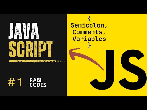 Variables in JavaScript | JavaScript Tutorial #1 | Rabi Codes