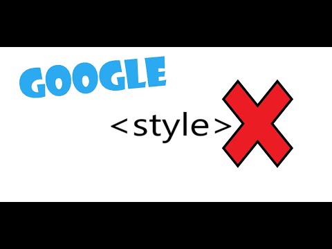 How Google looks without a style element {HOW IMPORTANT IT IS TO KNOW THE style ELEMENT}