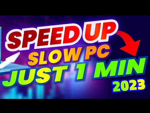 PC Slow?? Do this? Make 5x speed your old computer in 1min