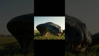 dangerous giant Snake #usashorts #wildlife #snakeattack