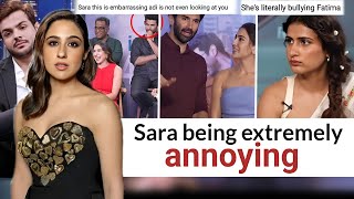 Aditya BEING IRRITATED by SARA ALI KHAN | Sara Being RUDE to Fatima| ASHISH EXPOSED sara's REALITY?