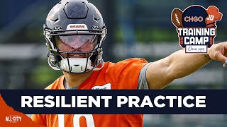 BOUNCE BACK: Caleb Williams has BEST Day of Bears Camp | CHGO Bears Podcast