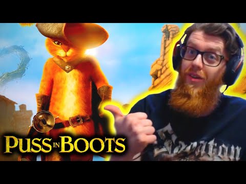 My FIRST TIME WATCHING *Puss In Boots* Was FUN | Reaction & Commentary