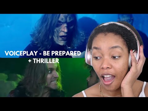 Watch Me React to VoicePlay - Be Prepared + Thriller | 2 in 1 | Reaction Video | ayojess