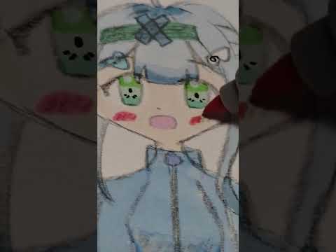 あおいちゃんの代理ちゃん描いてみた！@aoi_sushi ＃イラスト＃アナログ