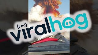 Jet Skiers Capture Shockwave from Beirut || ViralHog