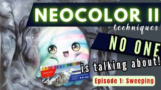 How to Color with Neocolor II Crayons: Easy Aura & Baselayer Techniques for Dreamy Coloring Pages