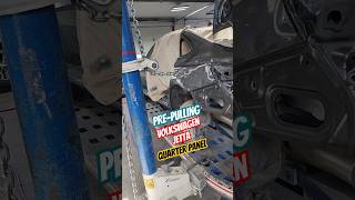 Pre-pulling quarter panel #jetta #autobody #autorepair #autotechnician #shortvideo #shorts