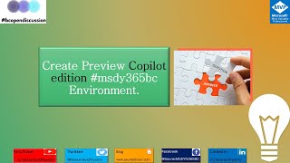How Do I - Create Preview Copilot edition #msdyn365bc