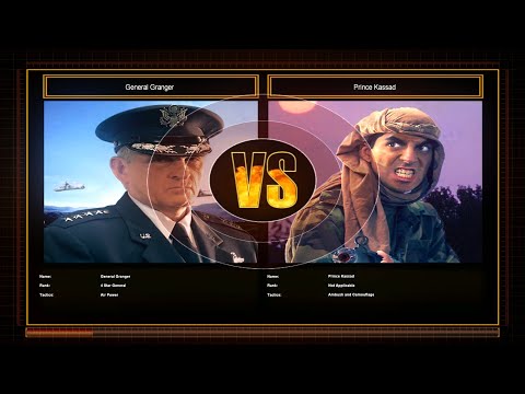 CnC Generals ZH Shockwave - AIrForce General Vs Stealth General Challenge