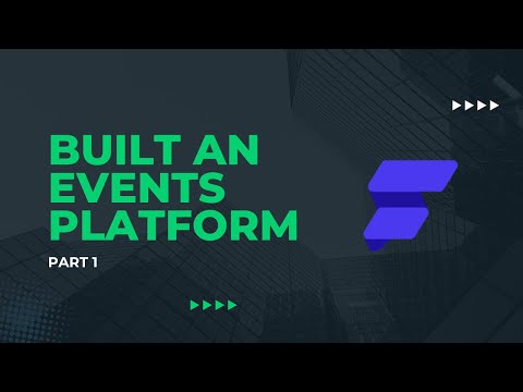 Build an Events Platform using Flutterflow Part 1