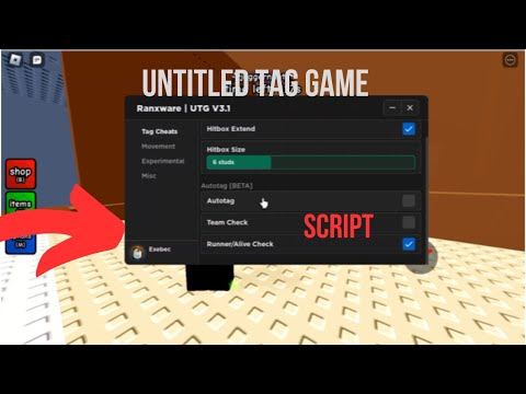 [🔥] Untitled Tag Game Script Hack Auto Tag | Grab all coins | ESP & much more  - Roblox 2024