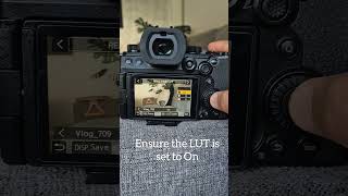 How to setup Real Time Lut on Lumix Camera ? | Live Filters | LUTs | Looks | Cinematic | 📷🎥 #yt