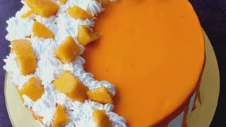 Cake Design | Mango cake design #shorts #satisfying #cakedesign #quickdesign #cake #cakedecore