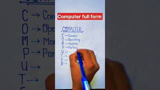 Computer full form ||Full form of computer #shortvideo #fullform #shortfeed #short