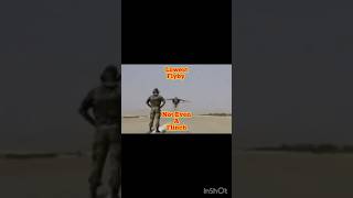 Insane Low Flyby Just Feet Above BadA$$ Soldier! #aviation #flyby #fighterjet