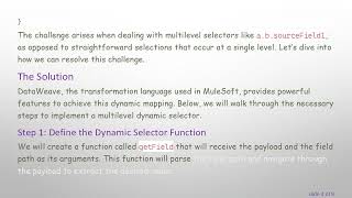 Mastering the DataWeave Multilevel Dynamic Selector