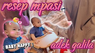 8 MONTH OLD BABY MPASI RECIPE!! IS LITTLE GALILA STARTING TO EAT MAS ABI'S FOOD??
