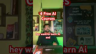 4 Free AI courses to do in 2025 #shorts #aicourses #shortsviral
