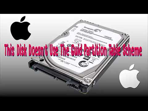 This Disk Doesn't Use GUID Partition Table Scheme. Fix macOS Error | Hard GUID Partition"Solved"