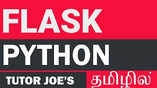 Flask Framework in Python Tamil | Flask Complete Tutorial Part-1