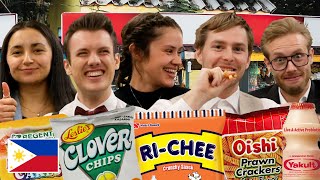 Canadians Try Filipino Junk Food 🇵🇭 (Plus Some Healthy Ones?!)