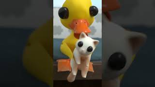 Little Cat Song 🐱🎵 #babyduck #funnycat #memes