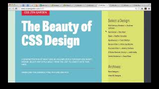 CSS Zen Garten | CSS Text-Eigenschaften | Einführung in HTML/CSS | Programmierung | Khan Academy