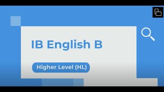 IB English B HL Introduction
