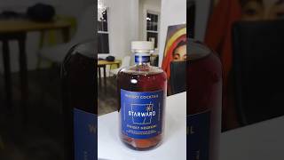 Trying Starward’s Whiskey Negroni #youtubeshorts #whiskey