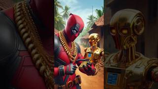 Amir Deadpool ne Garib Spiderman ki gadi jala di #spiderman #short
