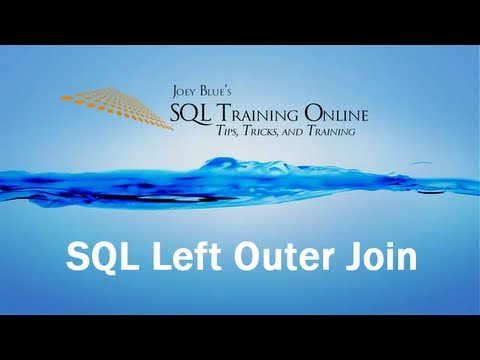 SQL Left Outer Join - SQL Training Online - Quick Tips Ep24