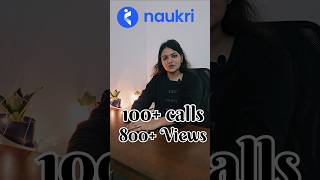 Not getting calls from naukri | Naukri profile optimization  #naukri