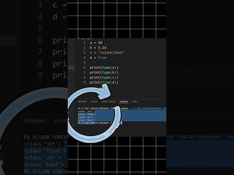 Day 10 – Python type() Function Explained in 1 Minute 🔍 | Data Types Checker