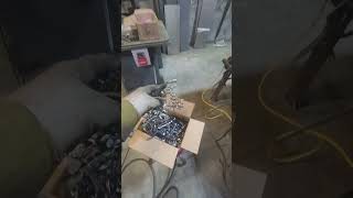 Pilz PSEN RD1.2 Radar Sensor bench test with machining metal chip debris