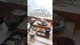 【梅田】穴場すぎる超贅沢高層階ランチ