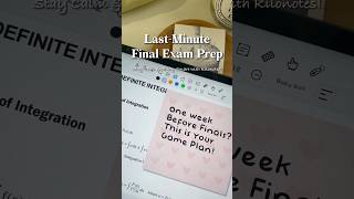 ⏳ Last-Minute Final Exam PrepStay #finalexam #lastminutestudy #kilonotes #digitaldiary